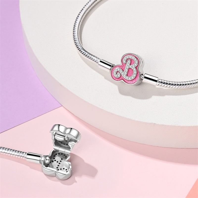 Barbie-Inspired "B" Letter Bracelet