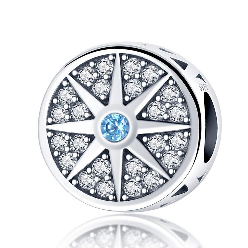 Diamond Compass Charm