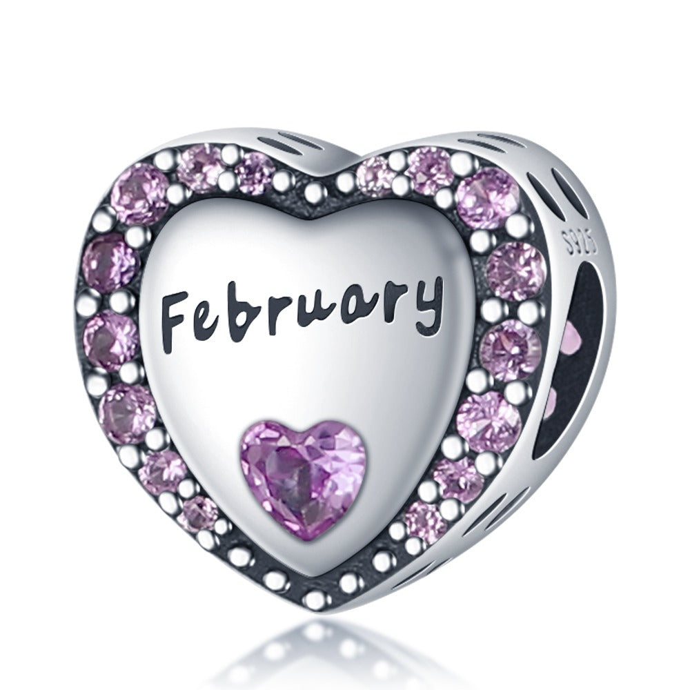 Heart of the Months February Charm