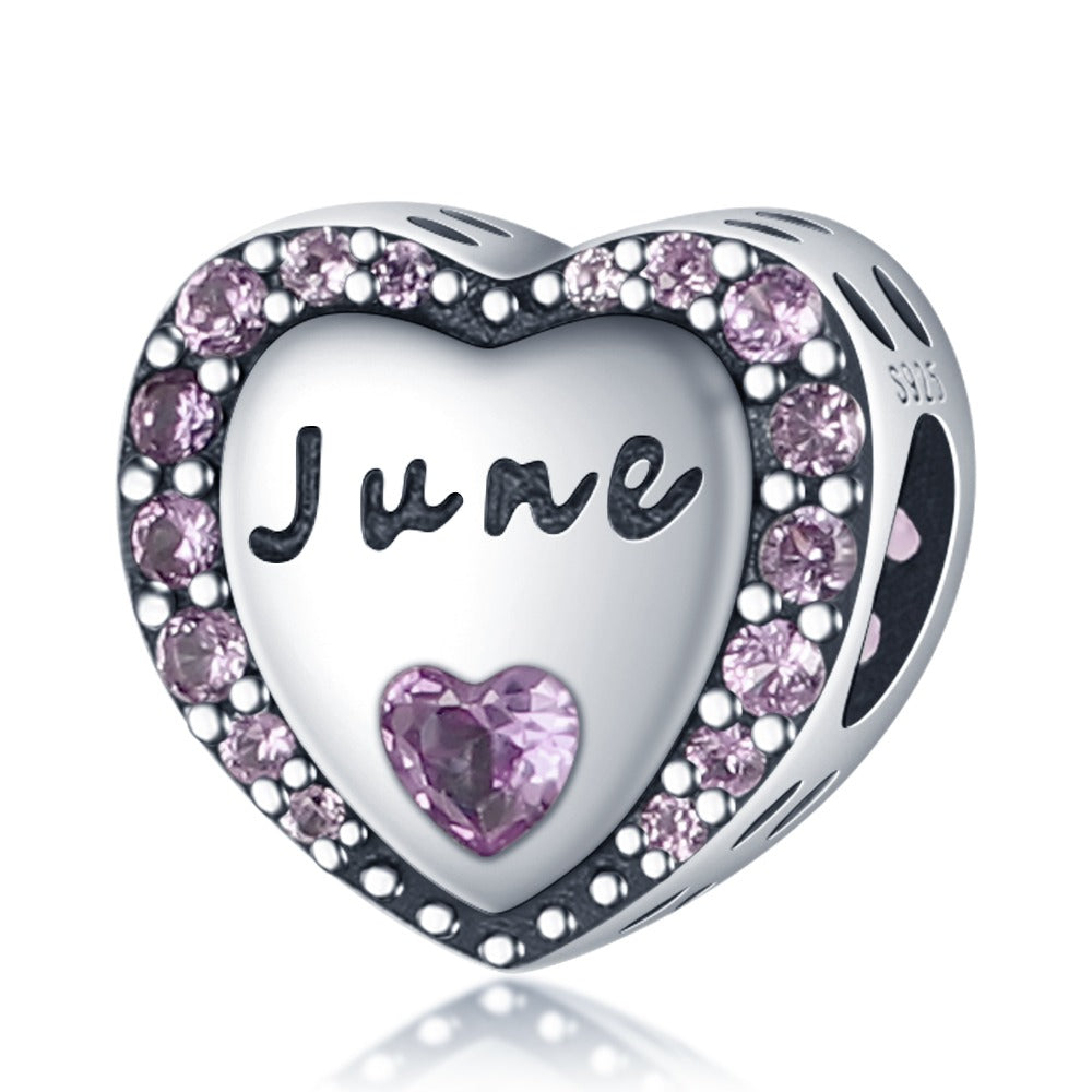 Heart of the Months June Charm