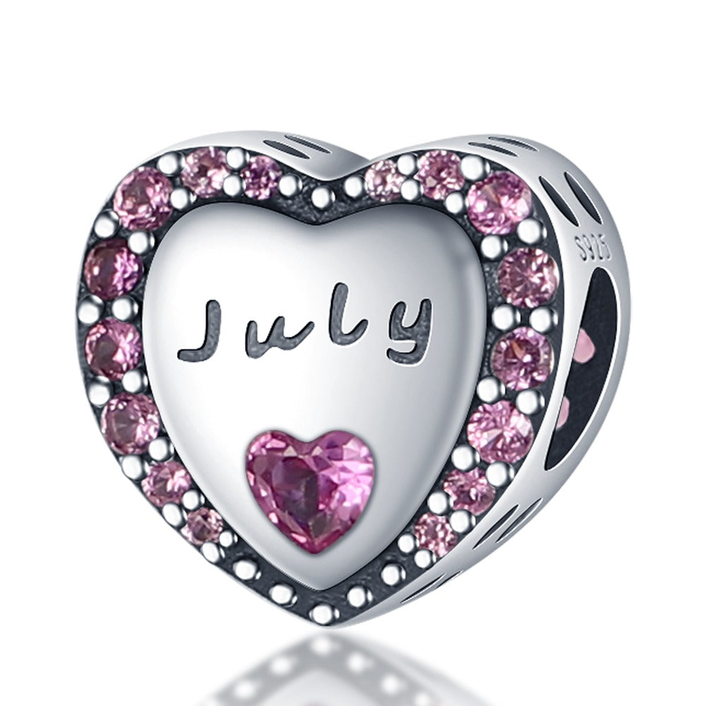 Heart of the Months July Charm