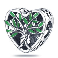 Thumbnail for Green Tree Heart Charm