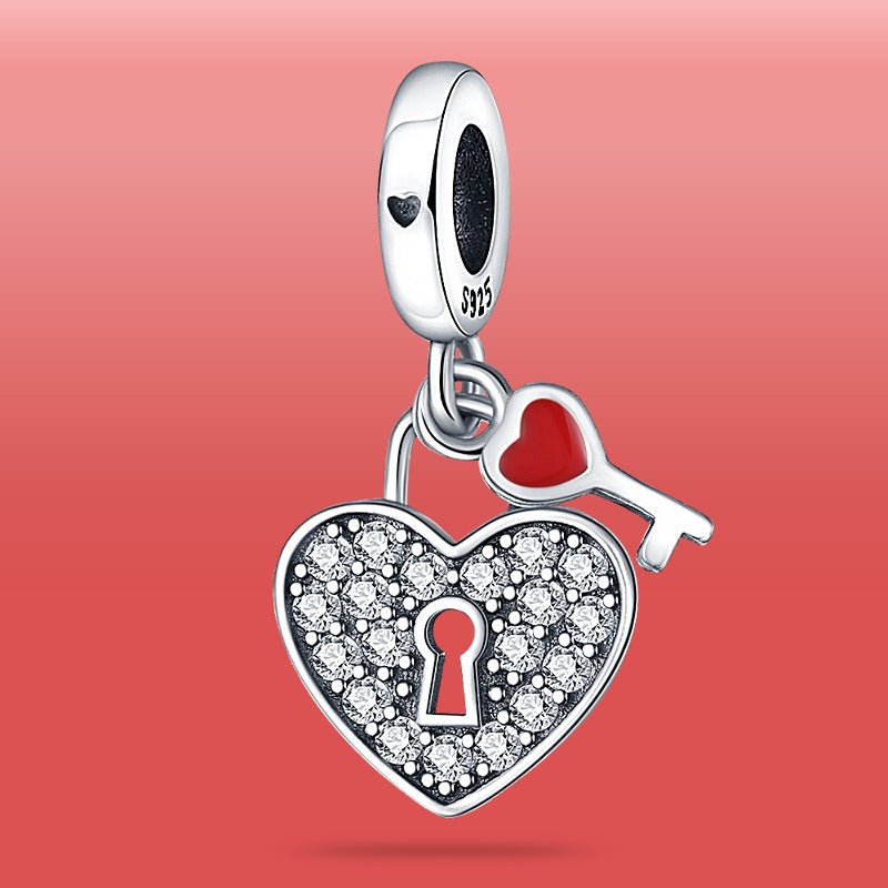 Diamond Heart Secrets Charm