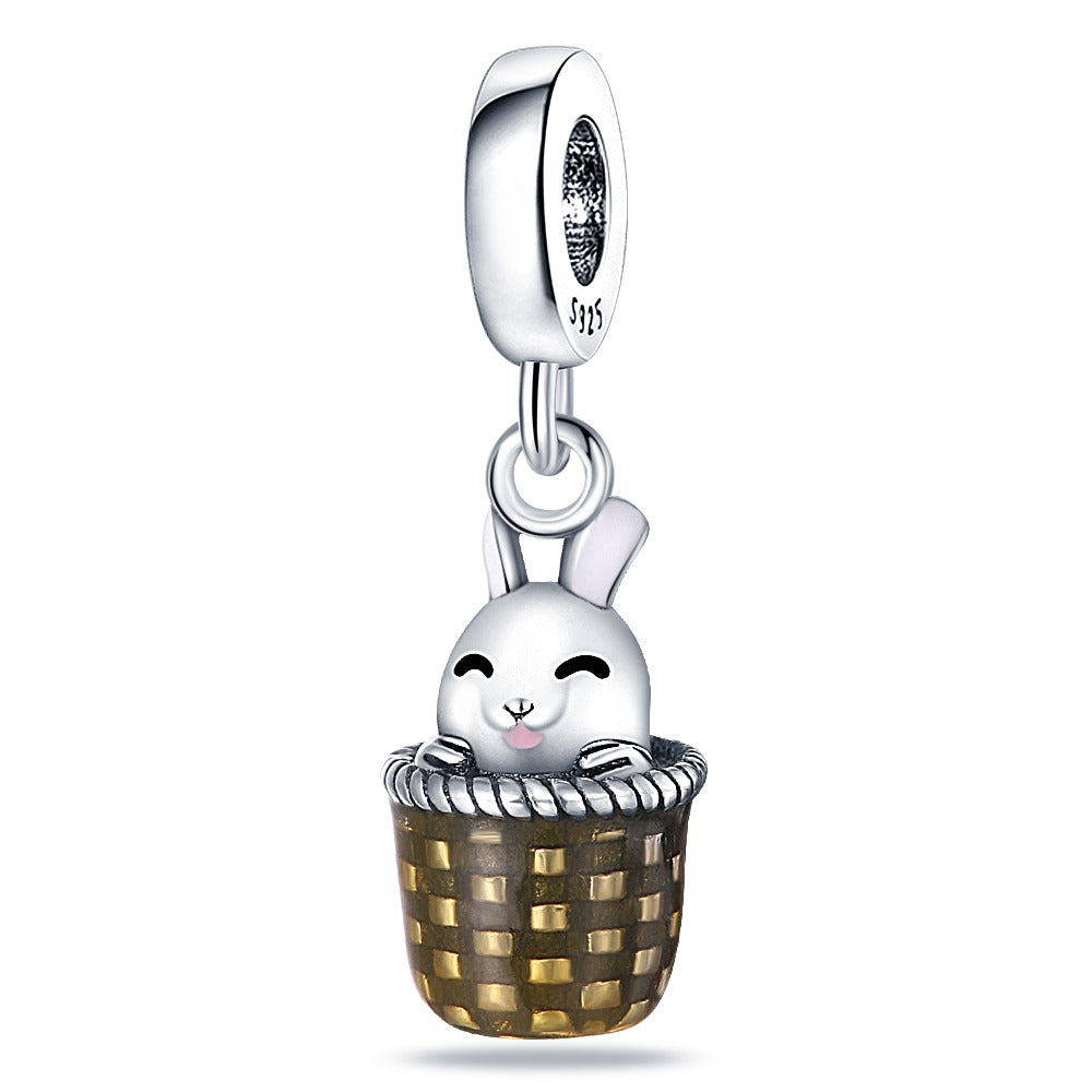 Bunny in Basket Charm