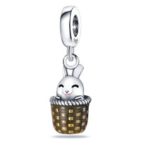 Thumbnail for Bunny in Basket Charm