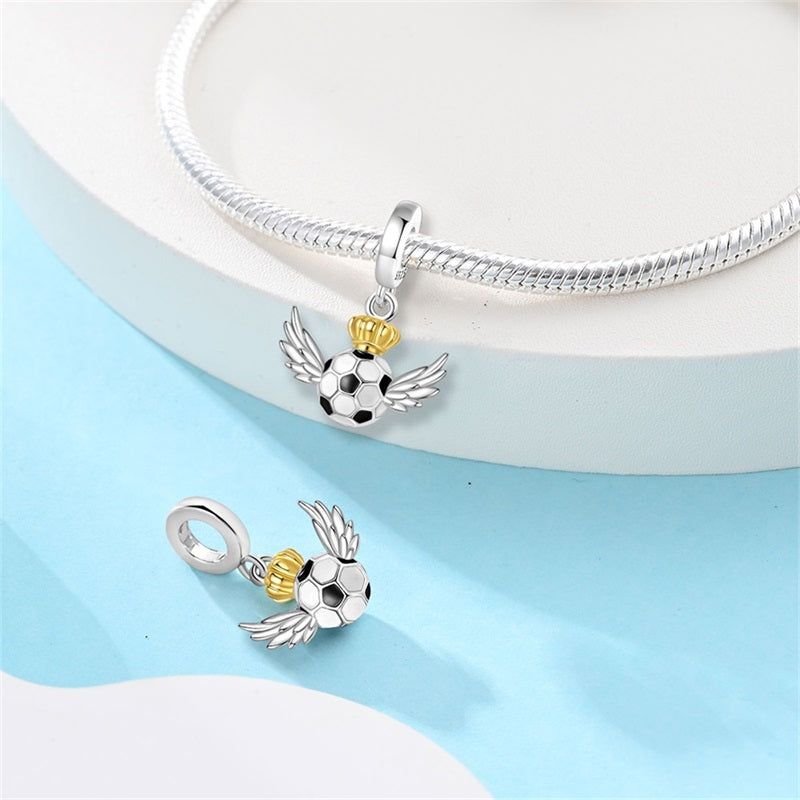 King of Football Charm