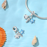 Thumbnail for Seahorse, Shell, and Star Charm