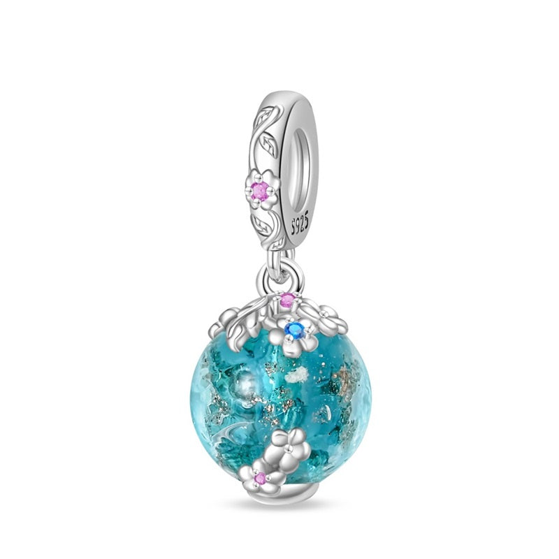 Flower Planet Charm