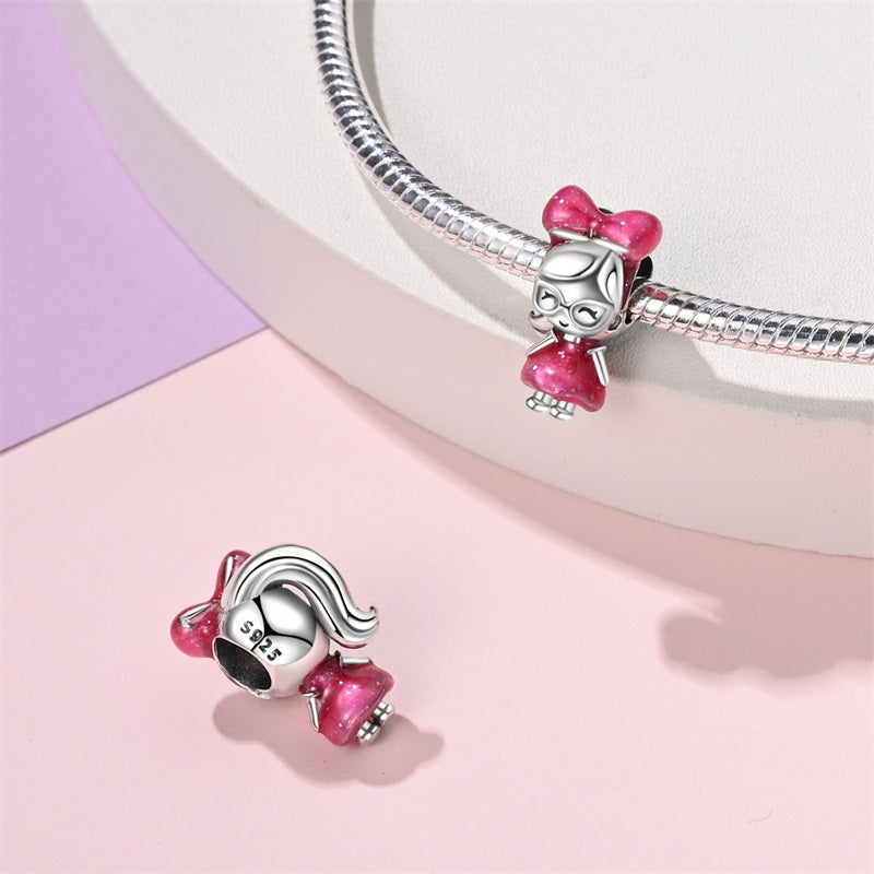 Pink Doll Charm