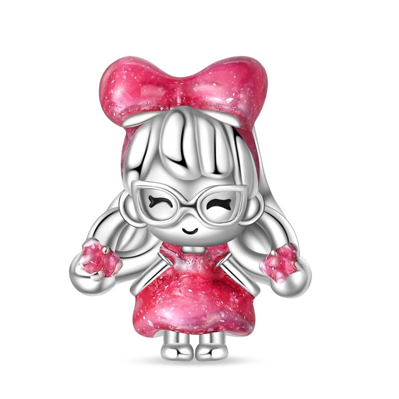 Pink Doll Cute Charm