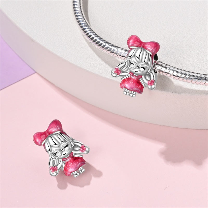 Pink Doll Cute Charm