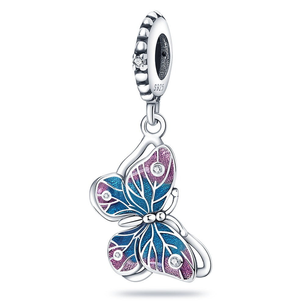 Multicolored Butterfly Charm