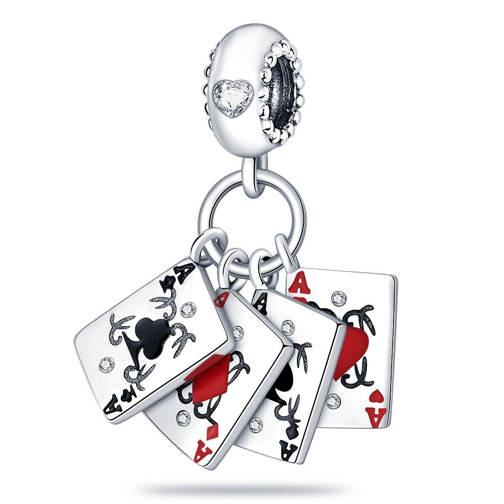 Poker Cards Charm