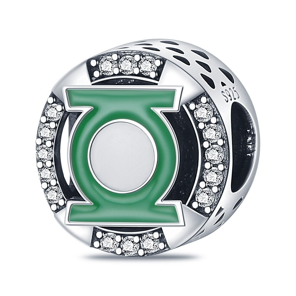 Green Lantern Diamond Charm