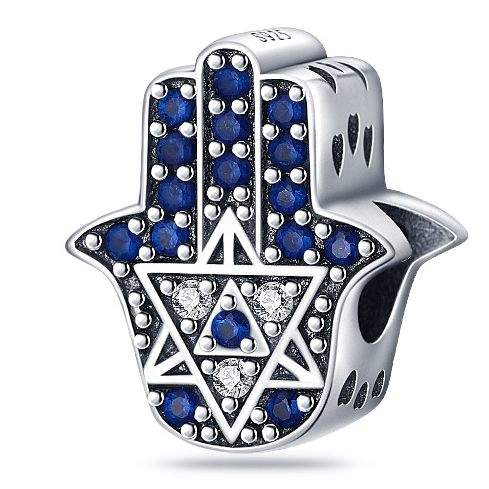 Hamsa Hand with Star Charm