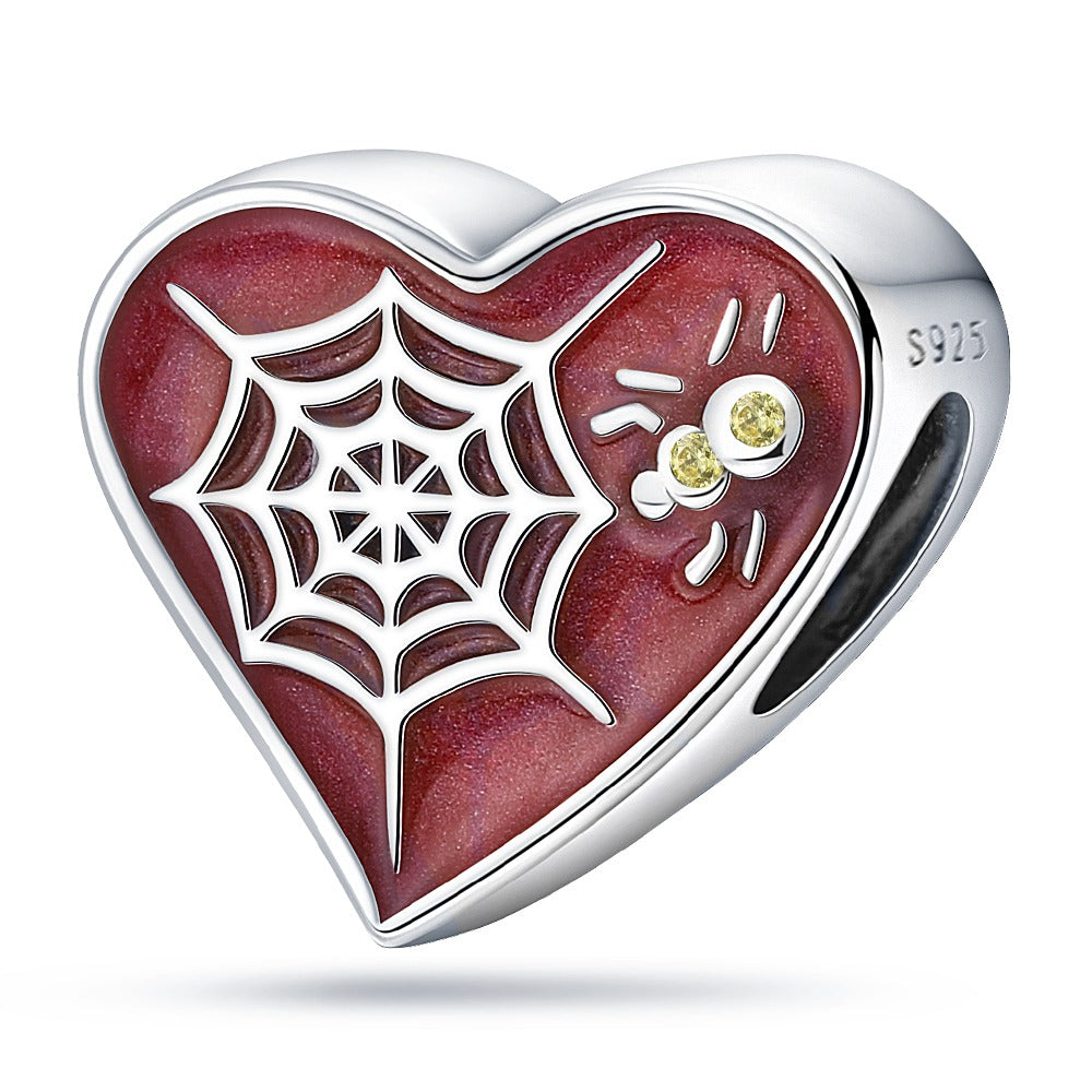 Heart with Spider Charm