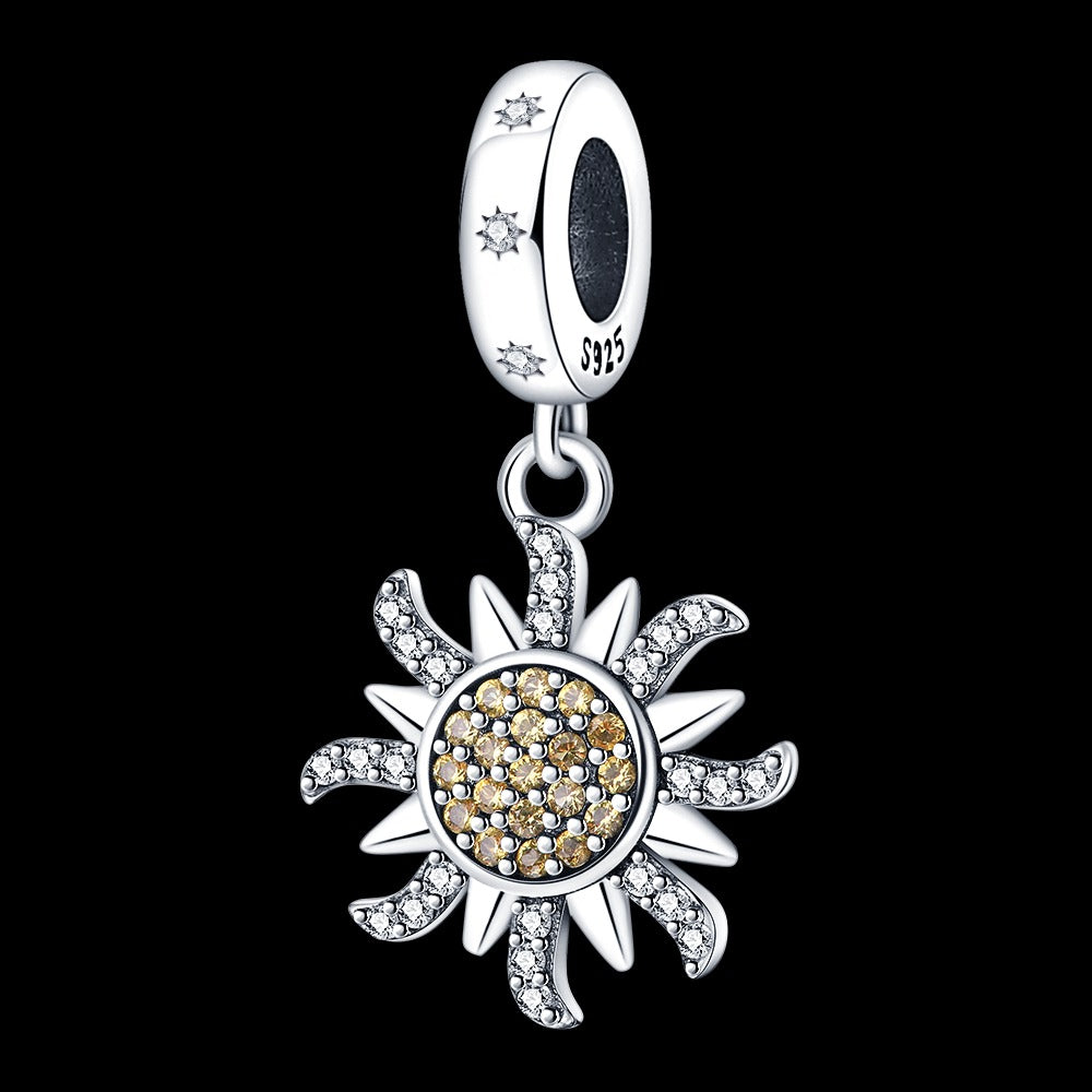 Aztec Sun Diamante Charm