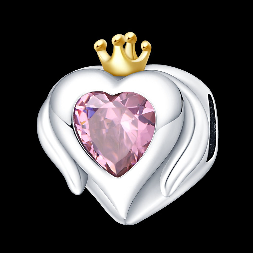 Crown Heart Charm