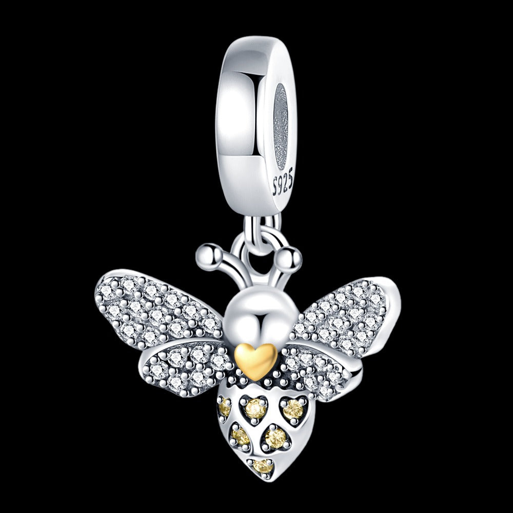 Handcrafted Diamond Bee Charm