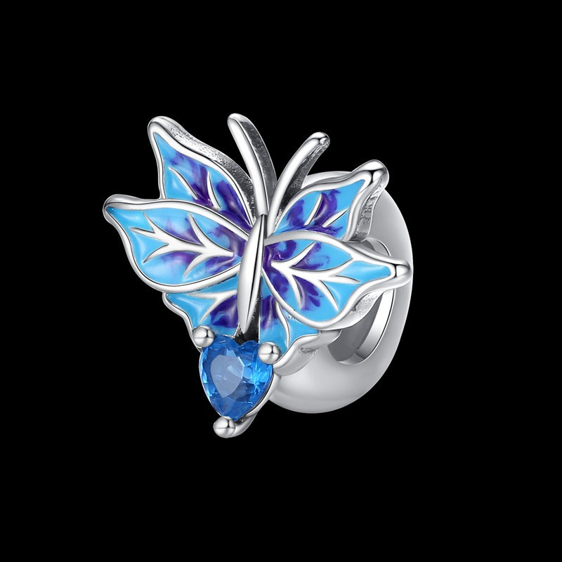 Blue Butterfly Charm