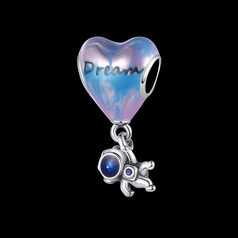 "Heart Dream" Astronaut Charm