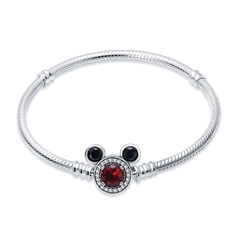 Diamond Mickey Mouse Bracelet