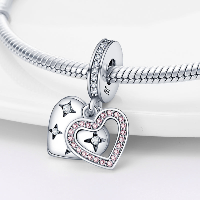 Heart & Stars Charm