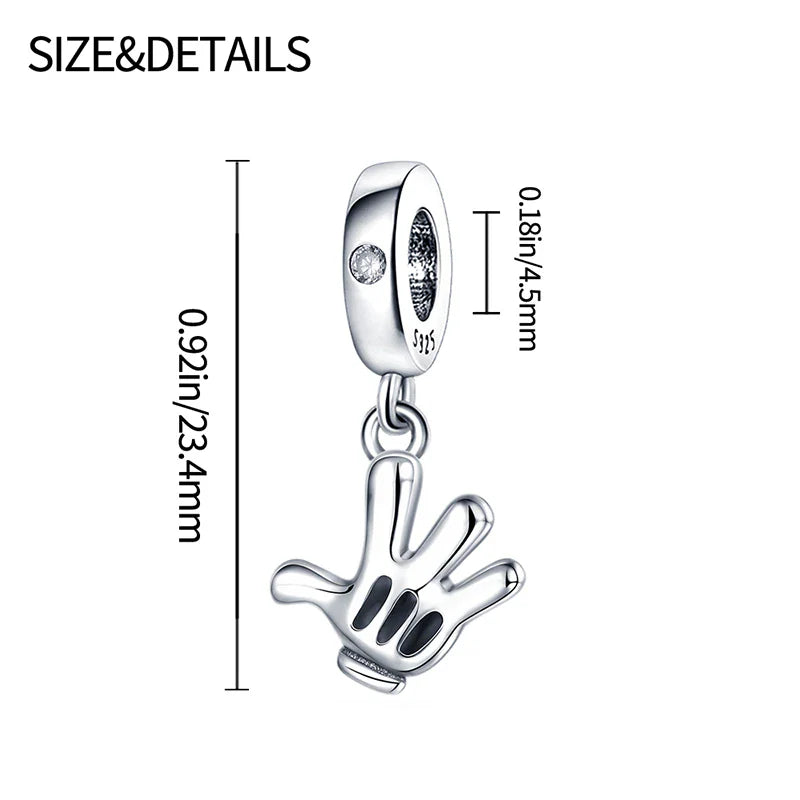 Mickey Mouse Glove Charm