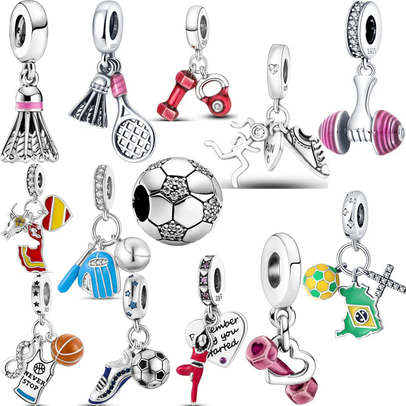 Gym Weights Charm