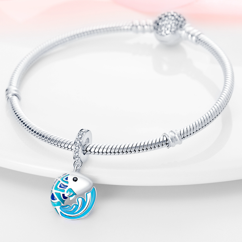 Blue Fish Charm