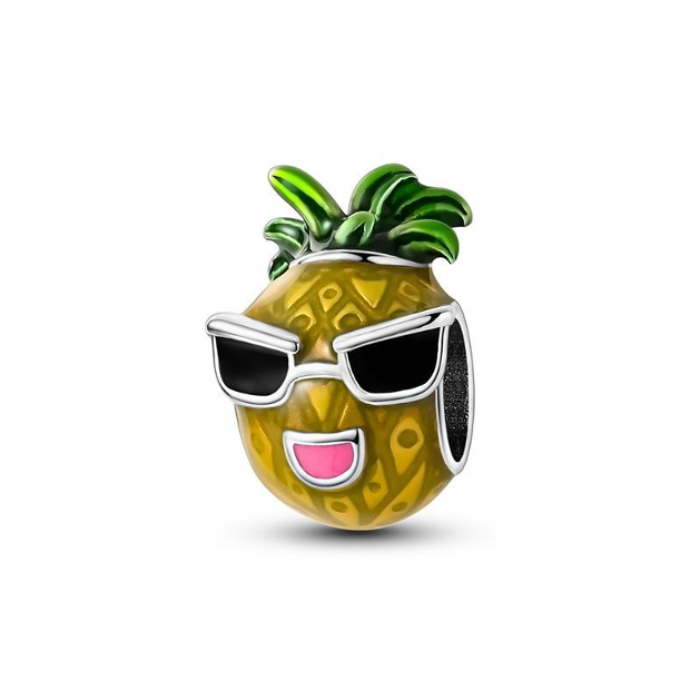 Pineapple with Sunglasses Charm