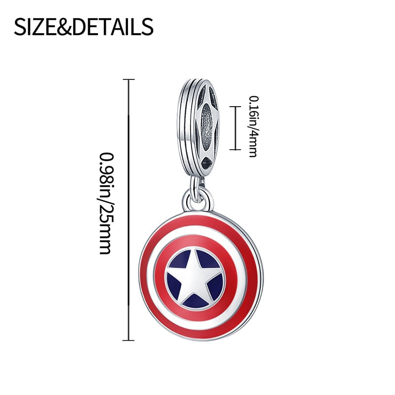 Captain America Shield Charm