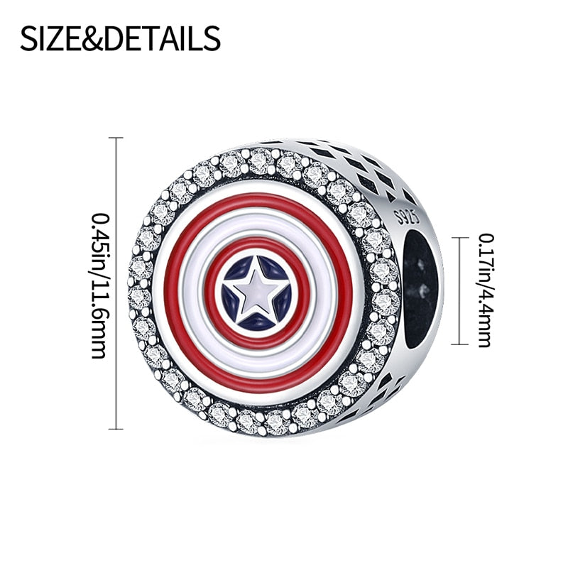 Captain America Shield Charm