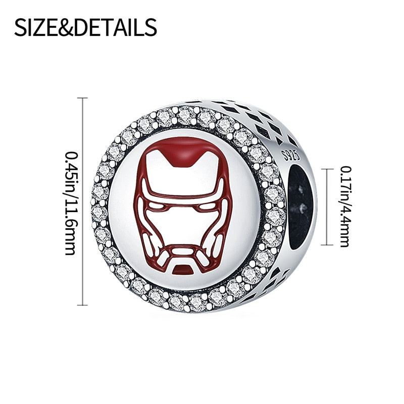 Mask Iron Man Charm