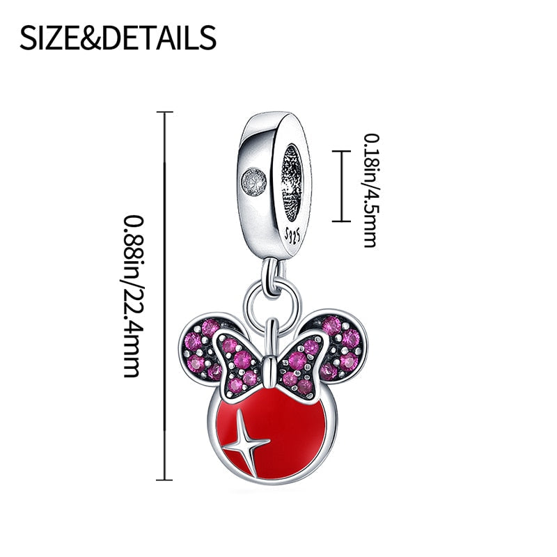 Minnie Mouse Ears Charm