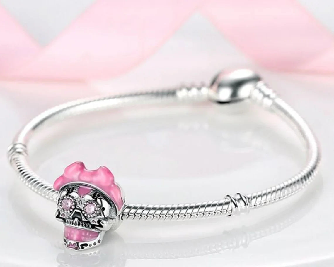 Pink Catrina Charm