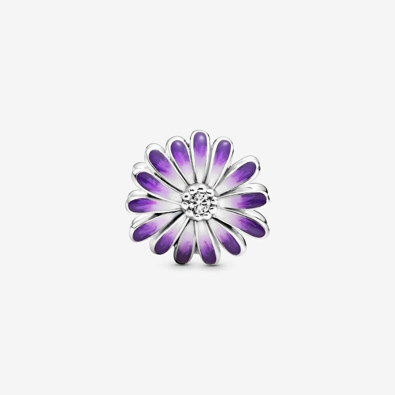 Purple Flower Charm