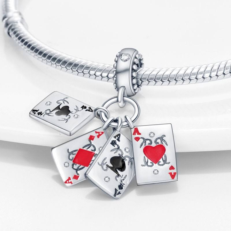 Poker Cards Charm