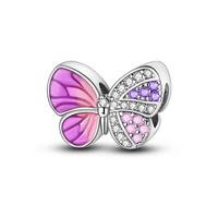 Thumbnail for Pink Butterfly Charm