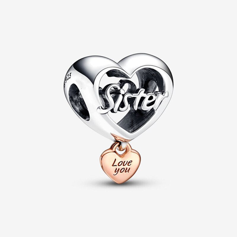 Sister Heart Charm