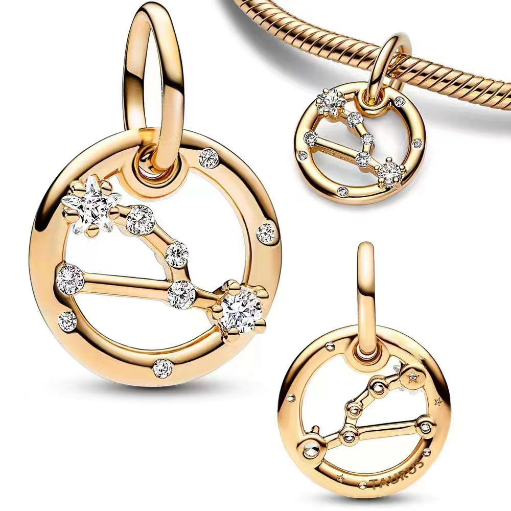 Taurus Zodiac Constellation Charm