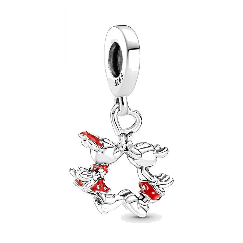 Mickey and Minnie Couple Charm