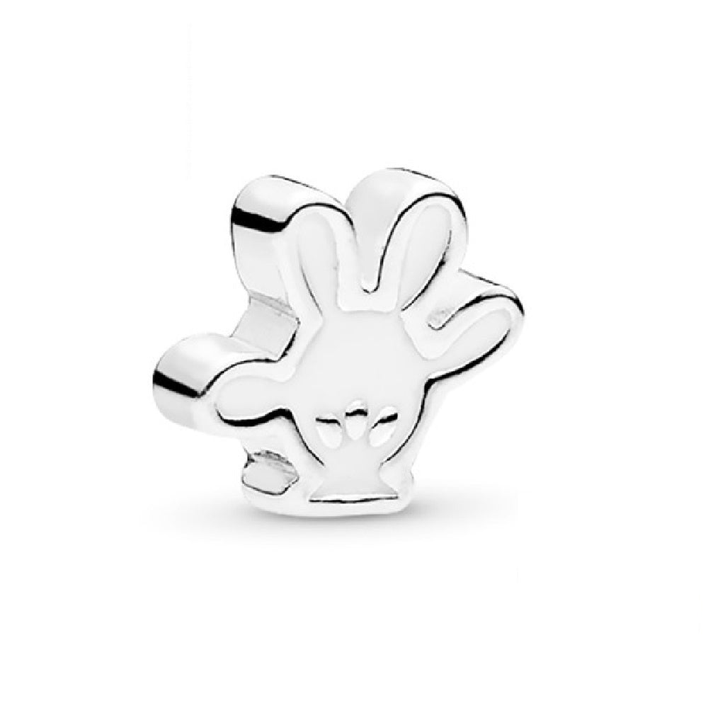 Silver Mickey Mouse Glove Charm