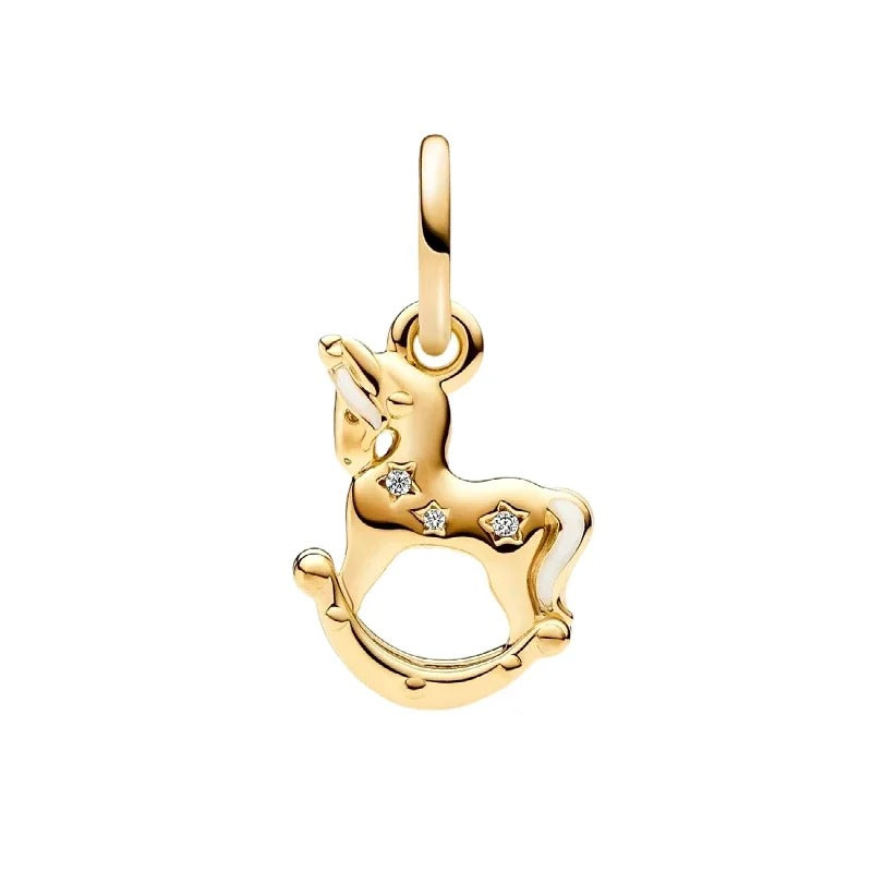 Christmas Rocking Horse Charm