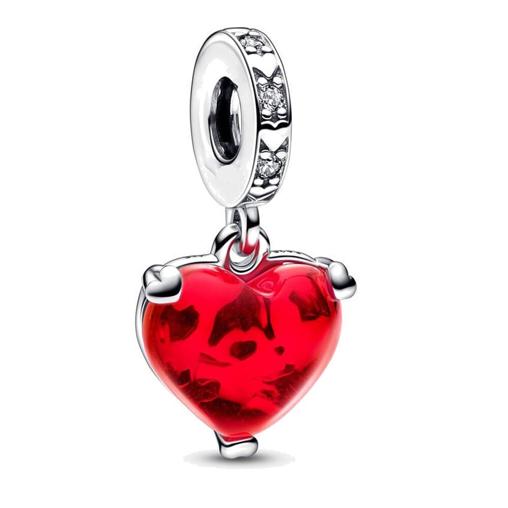 Eternal Red Heart Charm