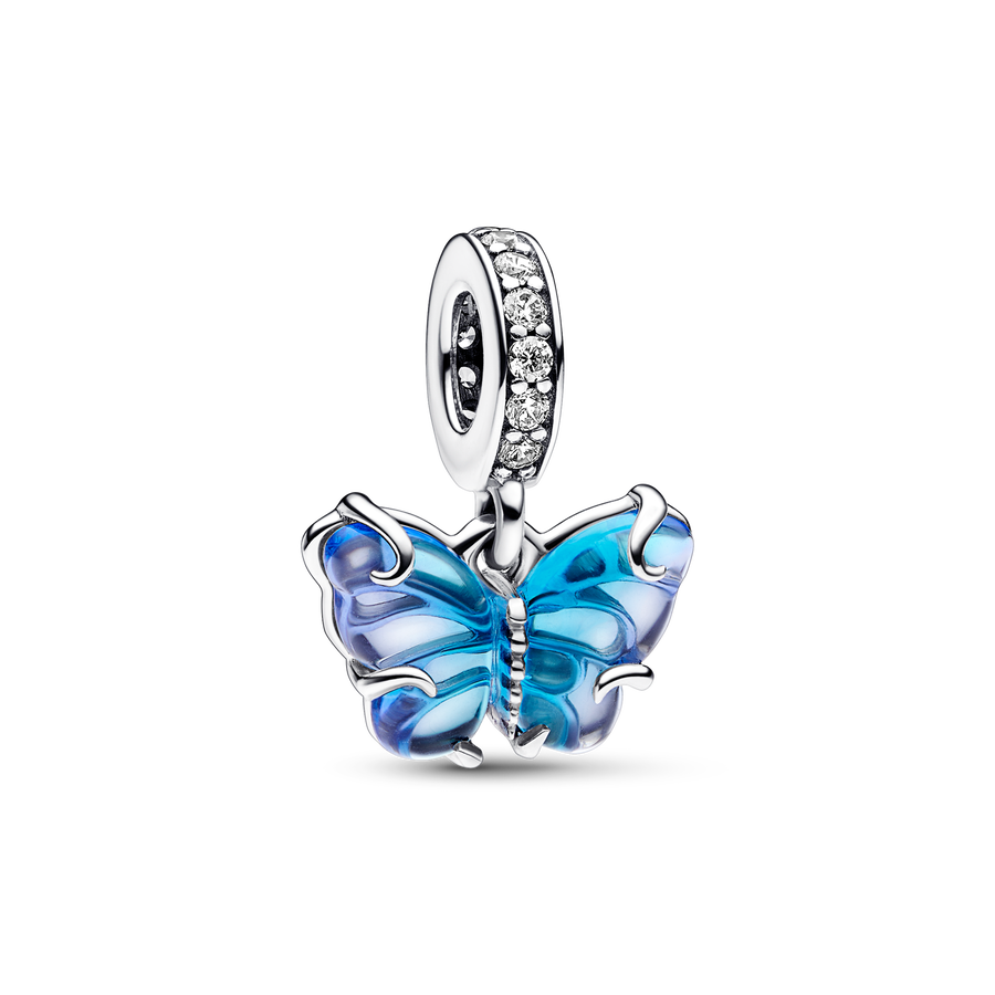 Royal Blue Butterfly Charm