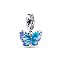 Thumbnail for Royal Blue Butterfly Charm