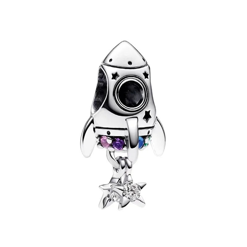 Space Rocket Charm