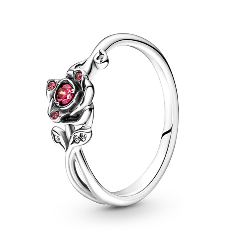 Snow White Rose Ring