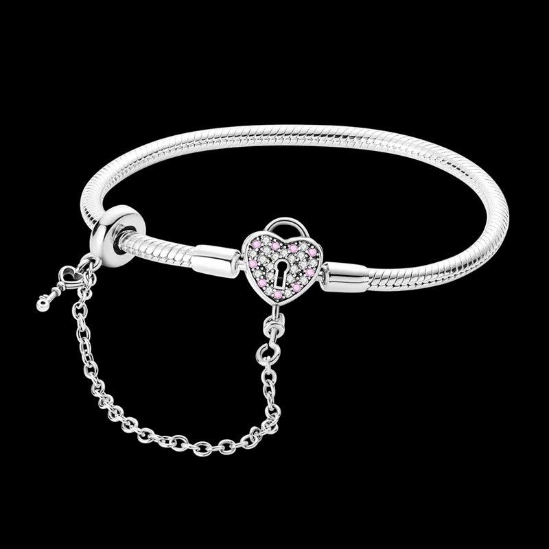 Heart and Key "Eternal Love" Bracelet